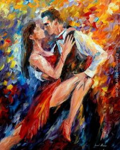 &quot;Delightful Tango&quot; Painting by Leonid Afremov From artexpress.ws