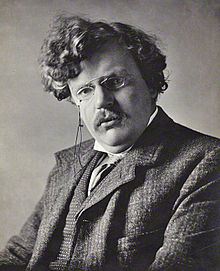 G(ilbert) K(eith) Chesterton British Author 1874-1936 Photo from wikipedia.org